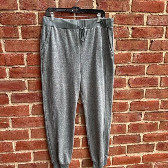 BKE Women's buckle snow Heather Joggers Sweatpants Green Large NEW - Picture 5 of 12